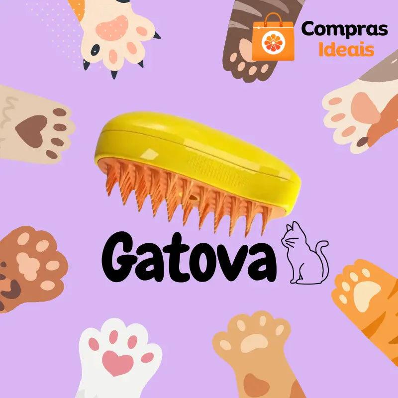 Gatova - Escova Vaporizadora para Gatos - Compras Ideais